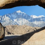 Mt. Whitney through Mobius arch