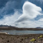 Parinacota and lake Chungara