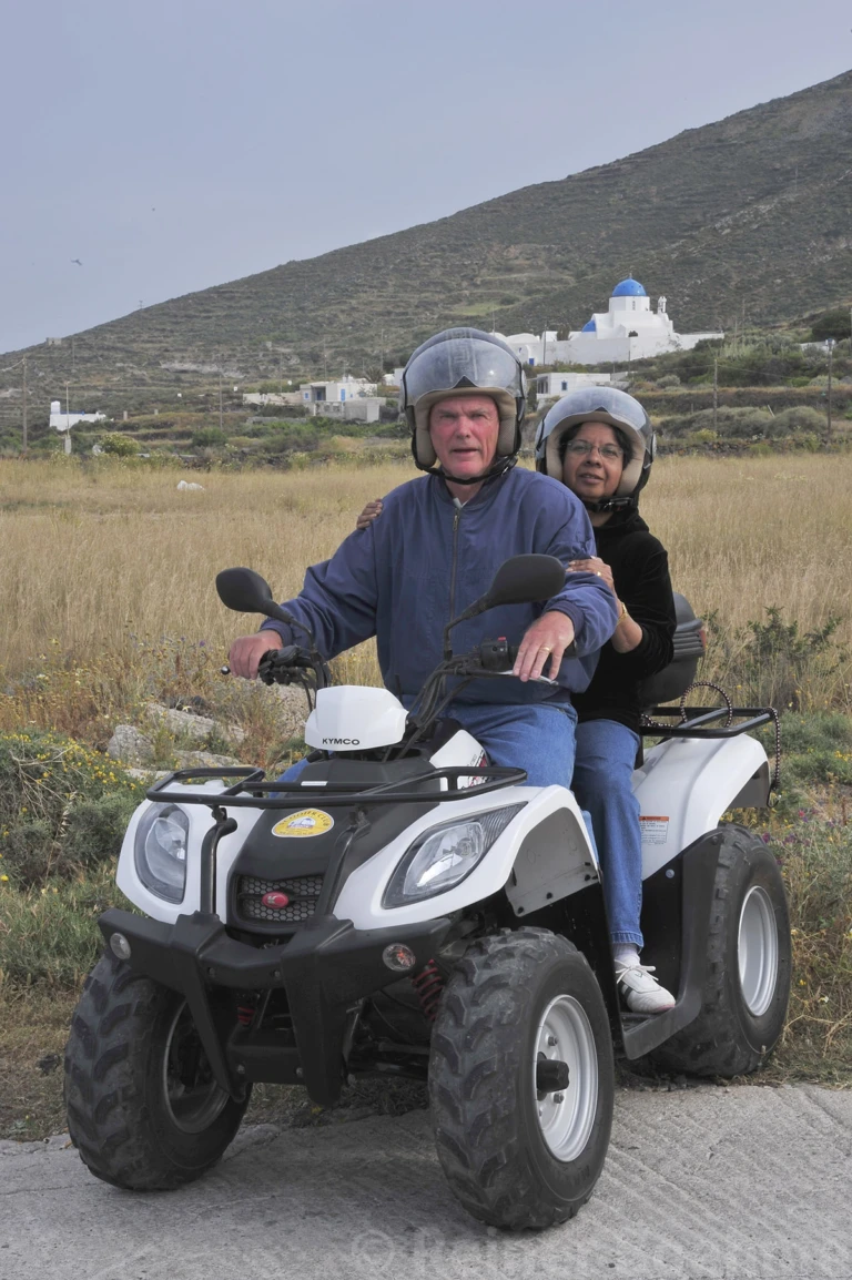Around the island