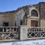 Remnant of 1956 earthquake