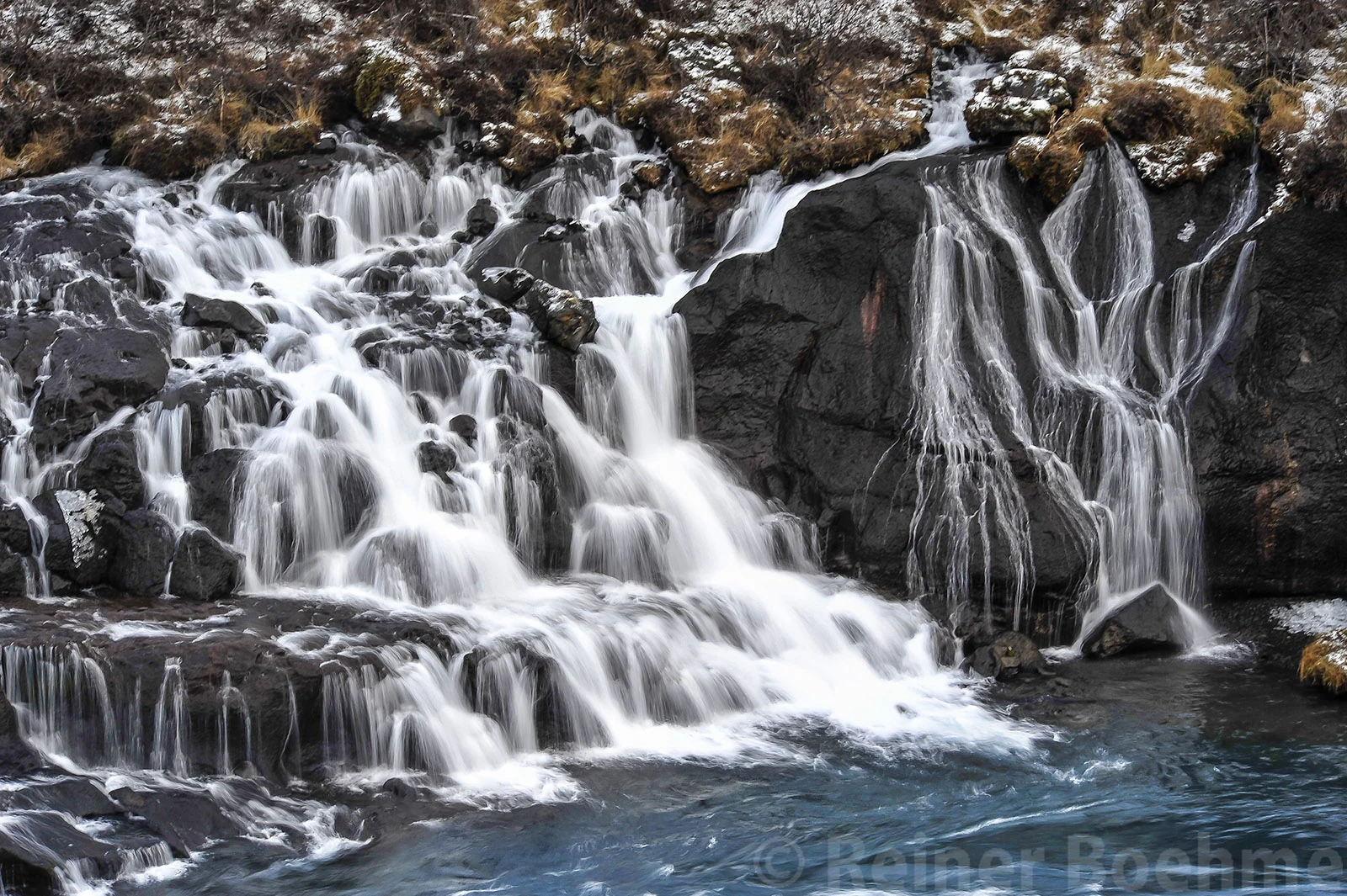Hraunfossar, Iceland – photo by Reiner Boehme