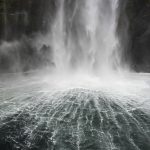 Milford sound waterfall