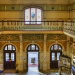 Dunedin railway station entrance area