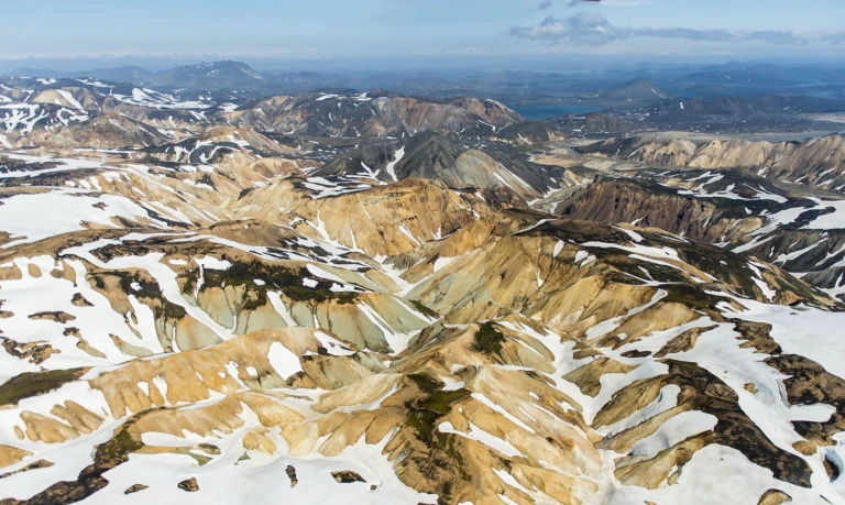 Landmannalaugar from the air