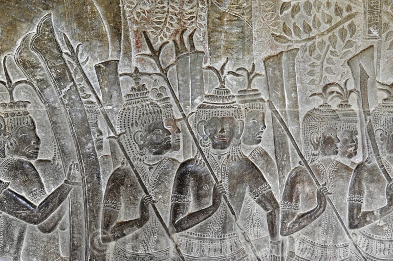 Main temple relief