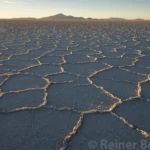 Uyuni salt flat at sunset