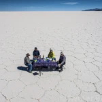 Lunch in the Uyuni salt flat