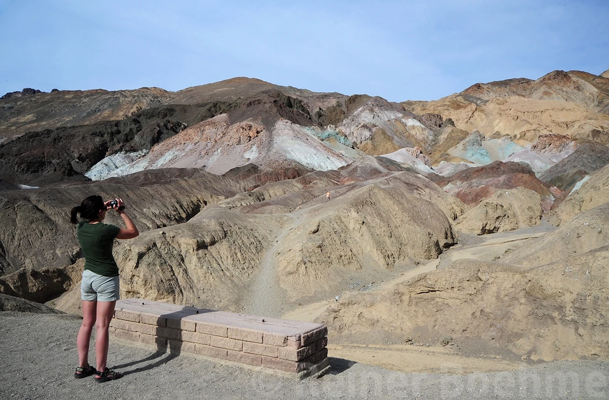 The artist’s palette, Death Valley – photo by Reiner Boehme
