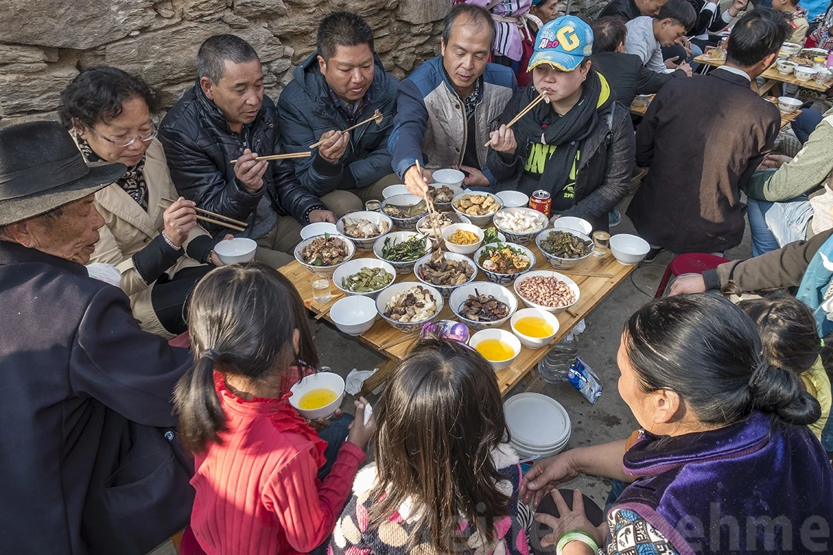 Hani village feast, Yuanyang – photo by Reiner Boehme