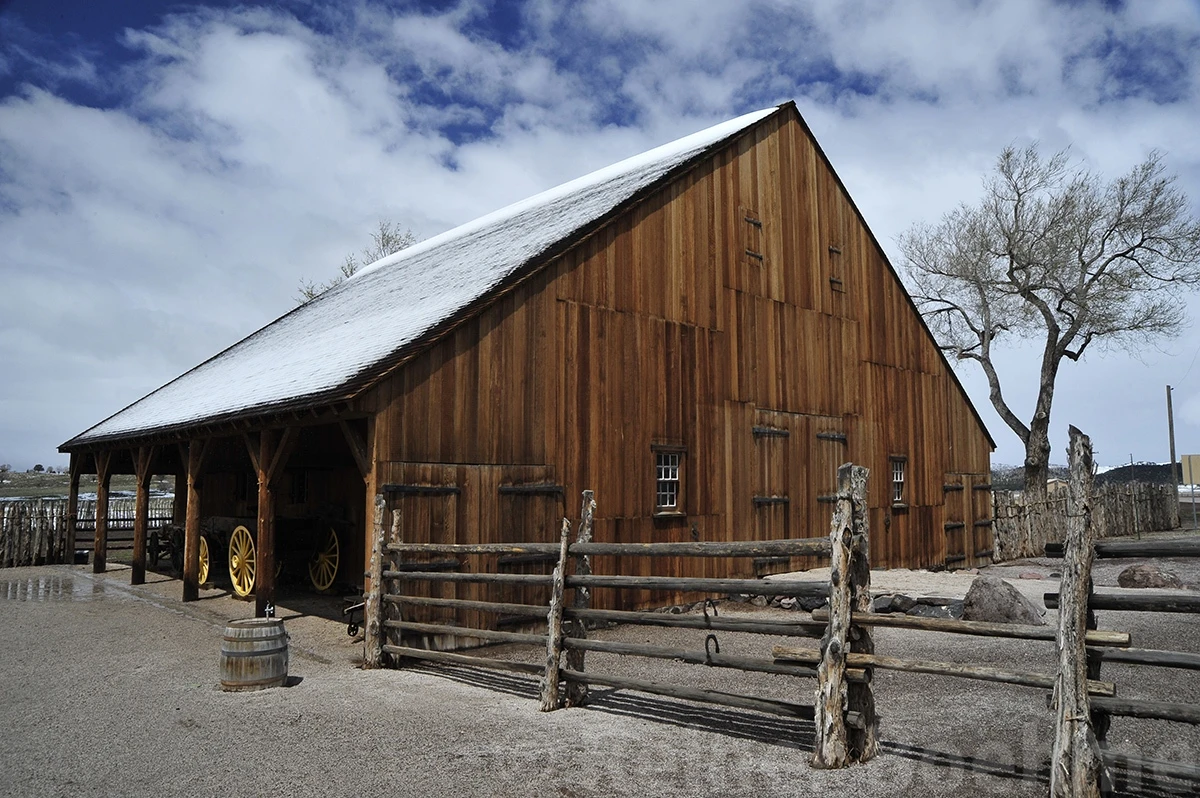 Cove Fort barn, Various in Utah – photo by Reiner Boehme