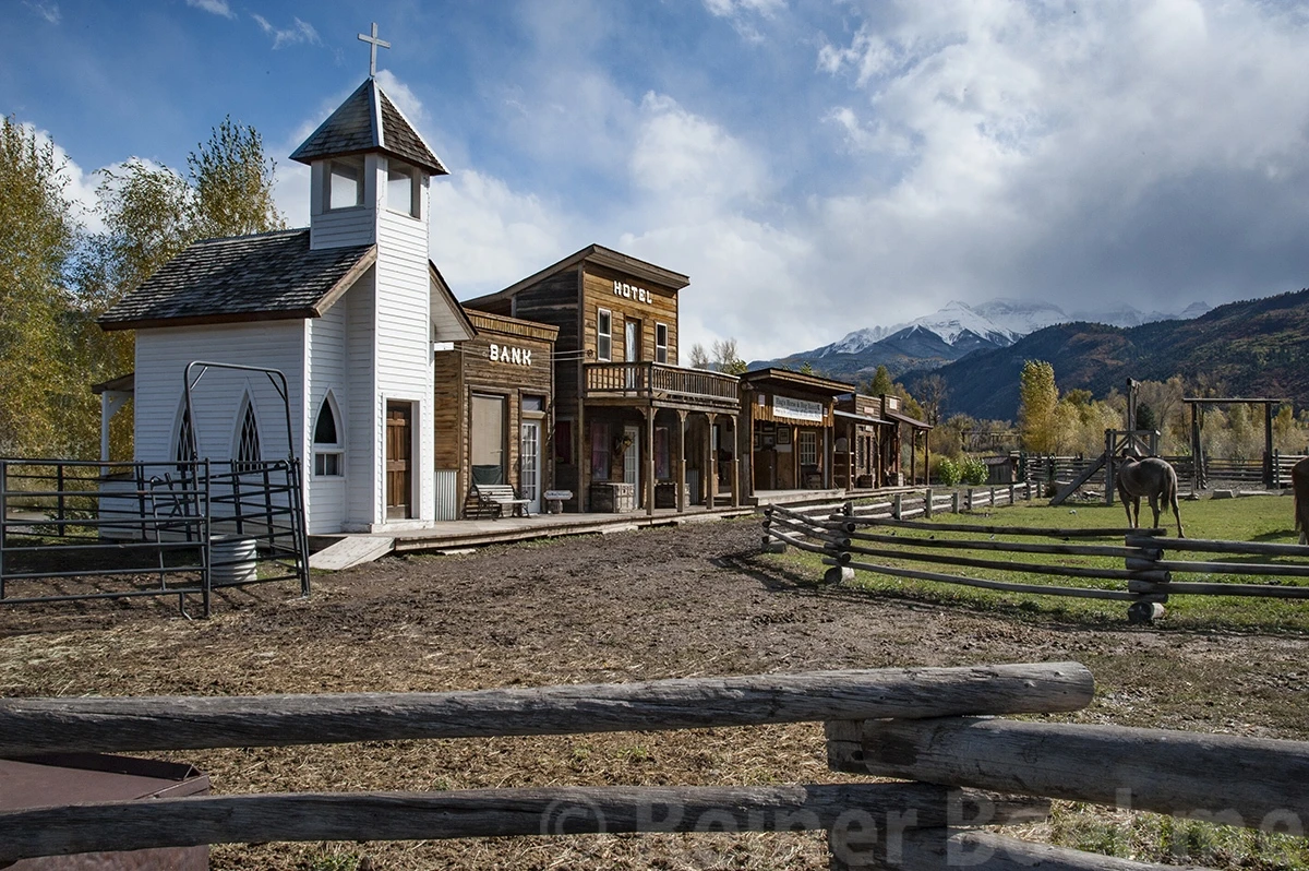Ridgway filmset, Colorado – photo by Reiner Boehme