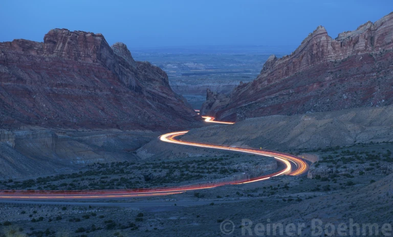 San Rafael swell at night