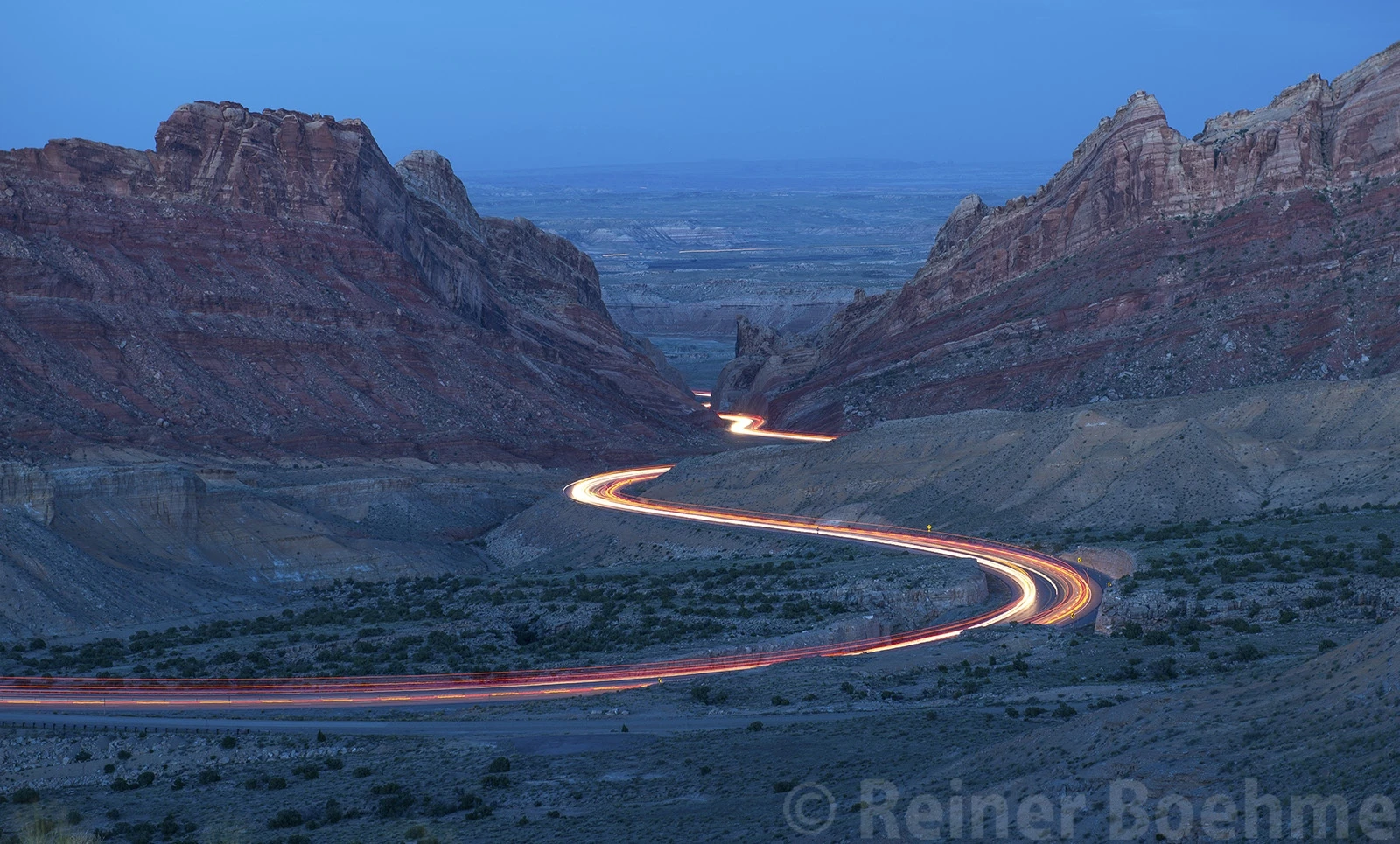 San Rafael swell at night, Various in Utah – photo by Reiner Boehme