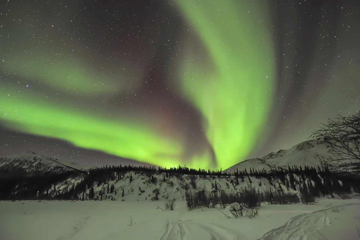 Aurora borealis, Alaska – photo by Reiner Boehme