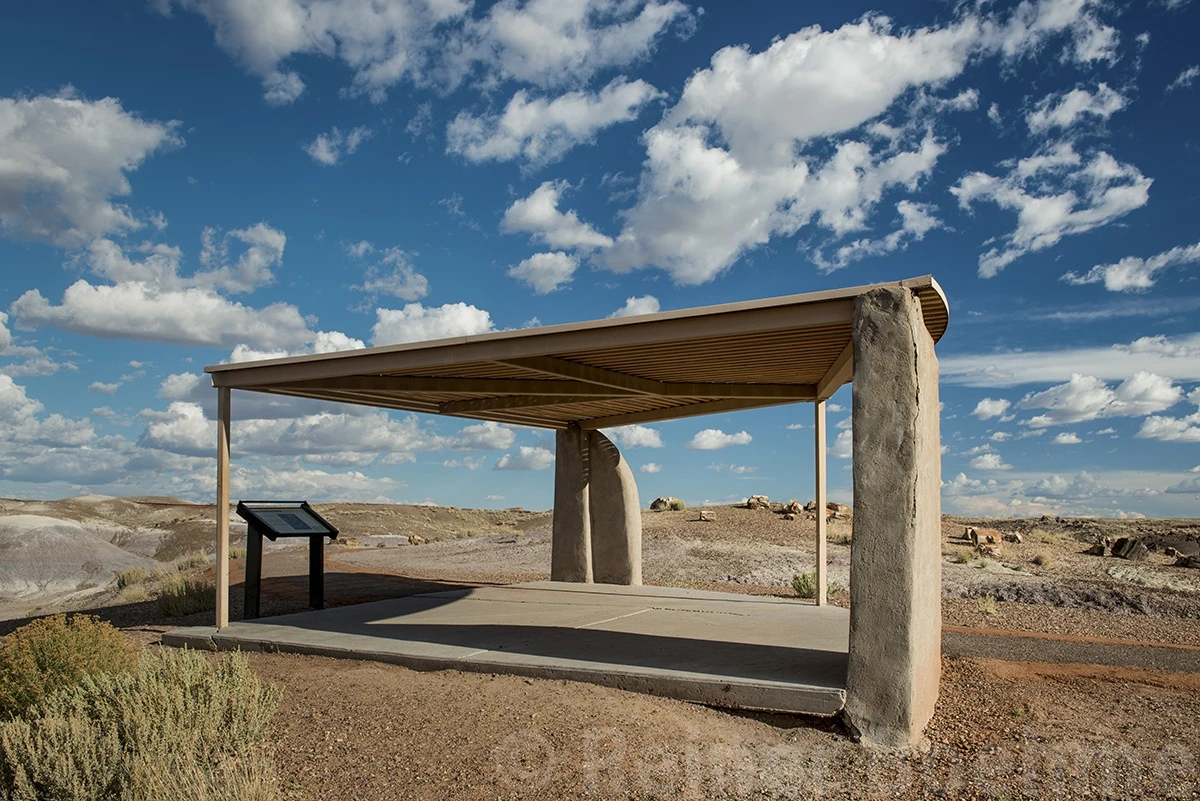 Protection against the weather, Petrified Forest N.P. – photo by Reiner Boehme
