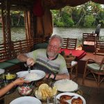 Lunch on the houseboat