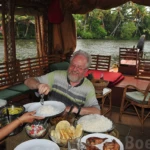 Lunch on the houseboat