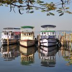 Ernakulam port at marine walkway