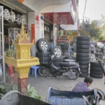 Tire repair shop