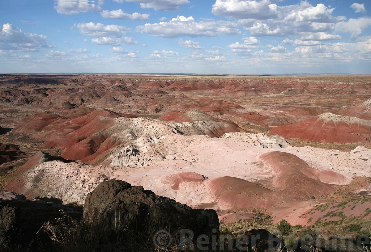Leaving I40 for the park, Petrified Forest N.P. – photo by Reiner Boehme