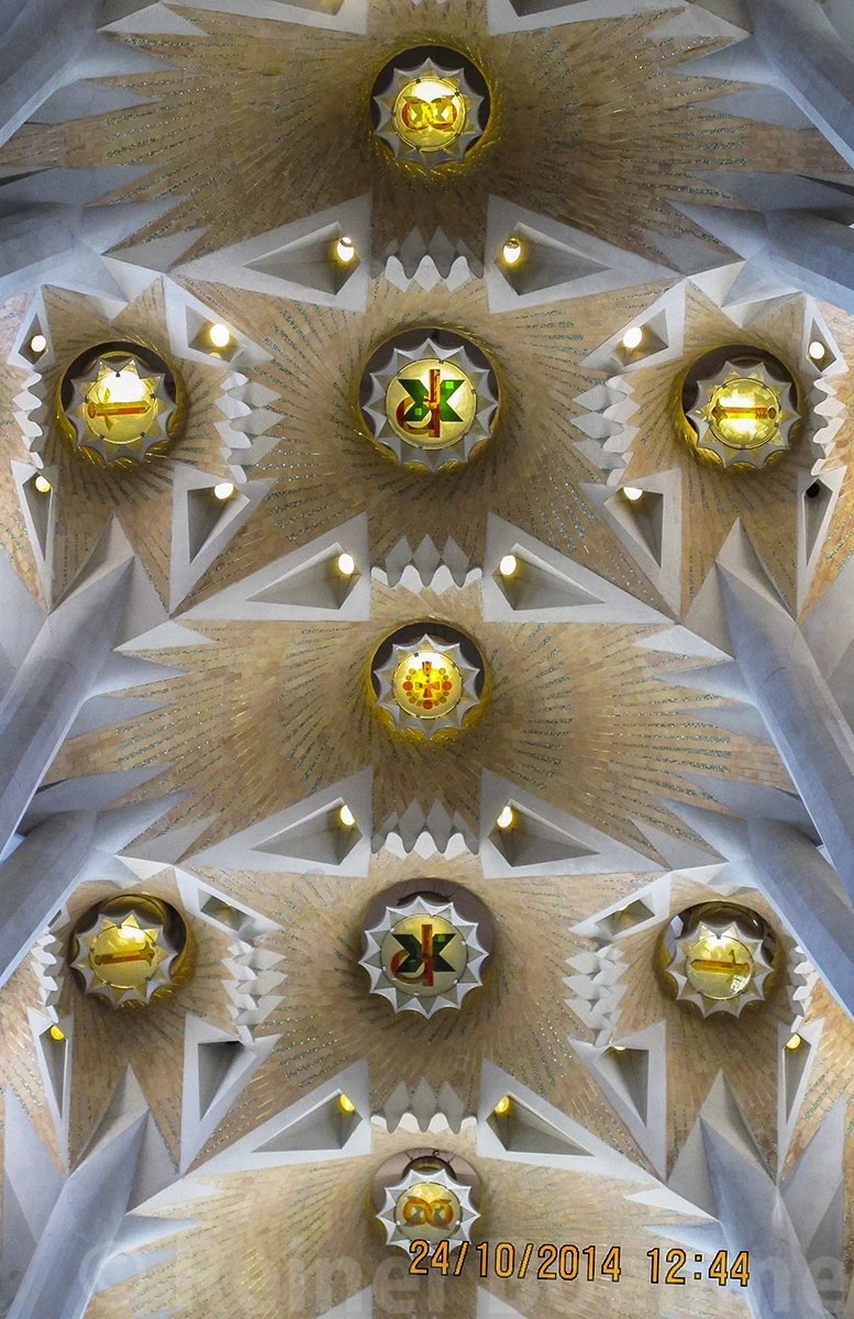 Interior of Sagrada Familia – photo by Reiner Boehme
