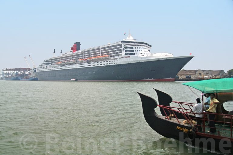 Queen Mary II visits Cochin