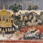 Painting inside palace