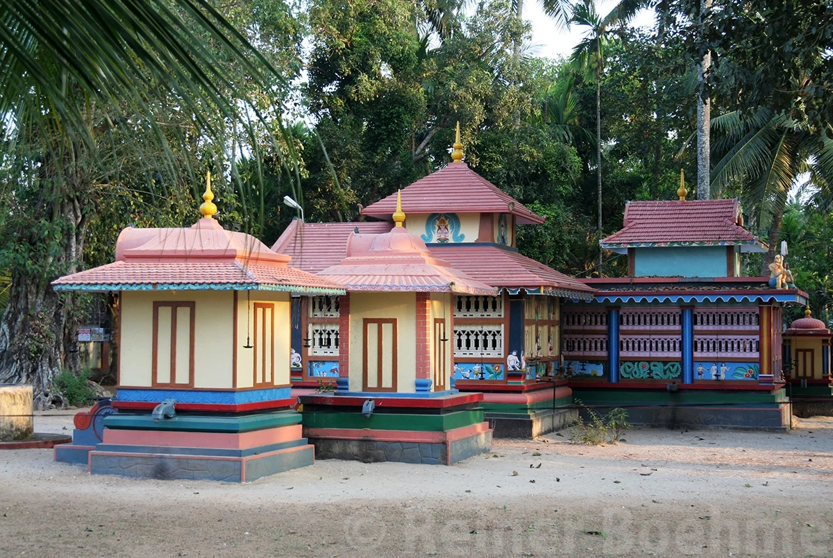Hindu temple along the backwaters, Kerala – photo by Reiner Boehme