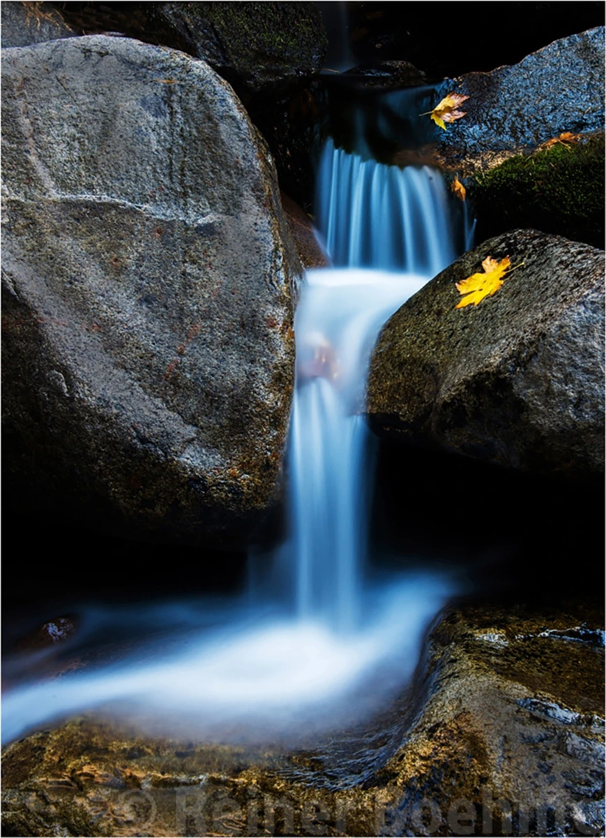 Below bridal veil falls, Yosemite – photo by Reiner Boehme