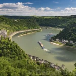 Katz castle at river Rhein