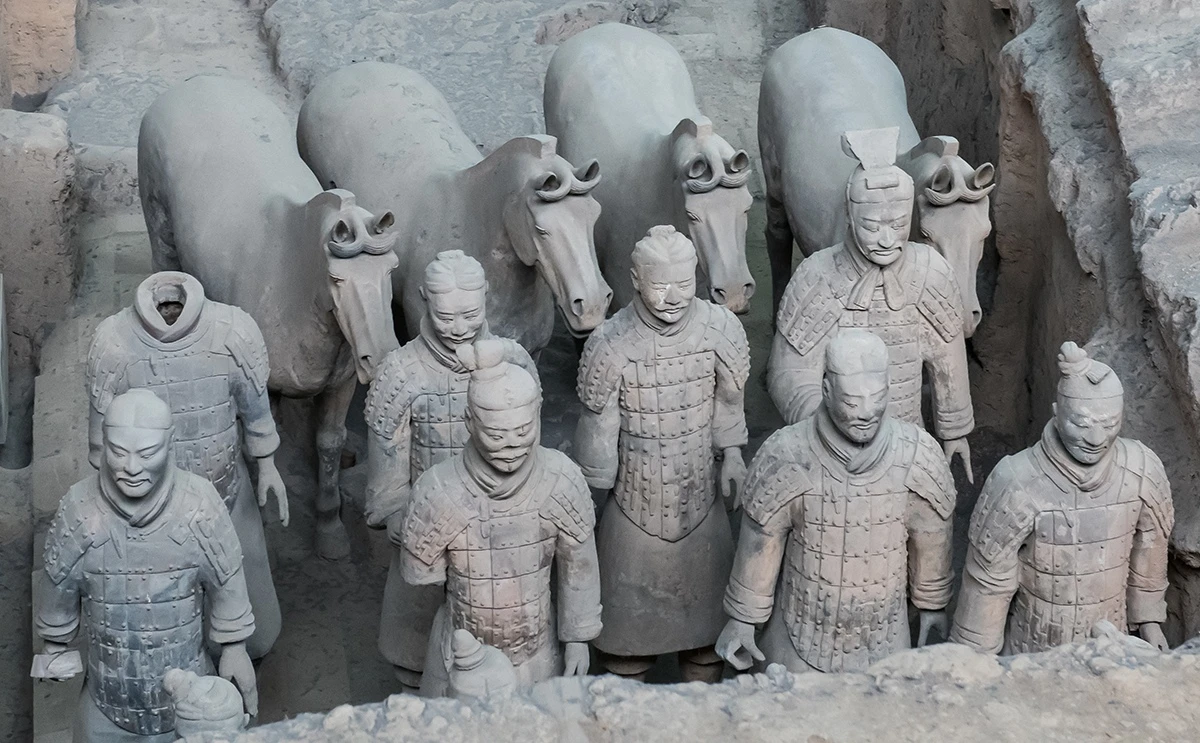 Cavallery, Xi'an Terracotta army – photo by Reiner Boehme
