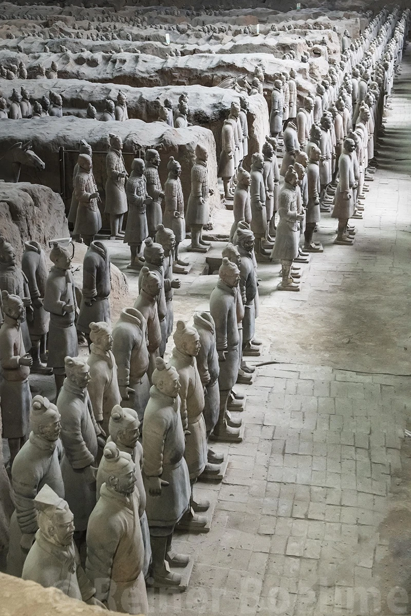 The vanguard, Xi'an Terracotta army – photo by Reiner Boehme