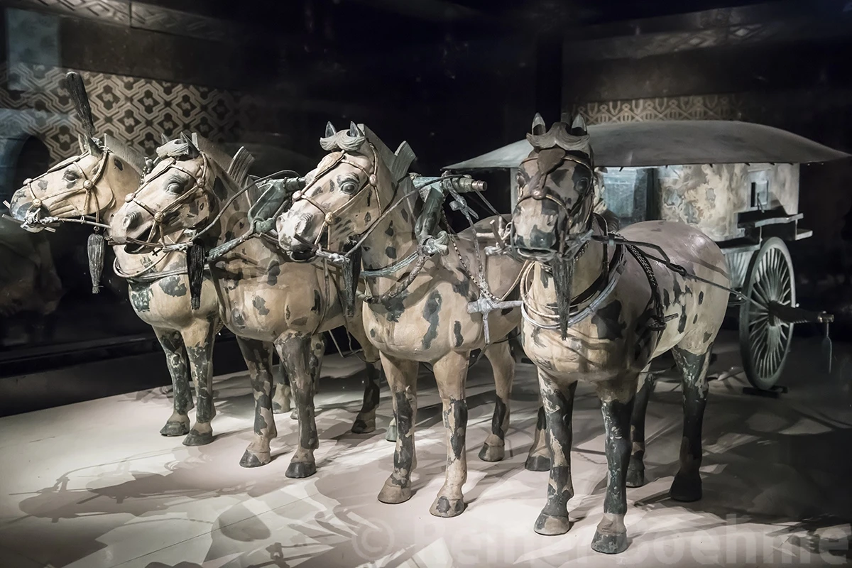 The emperors horses, Xi'an Terracotta army – photo by Reiner Boehme