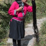 Local women are famous for their long hair