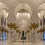 Inside the mosque