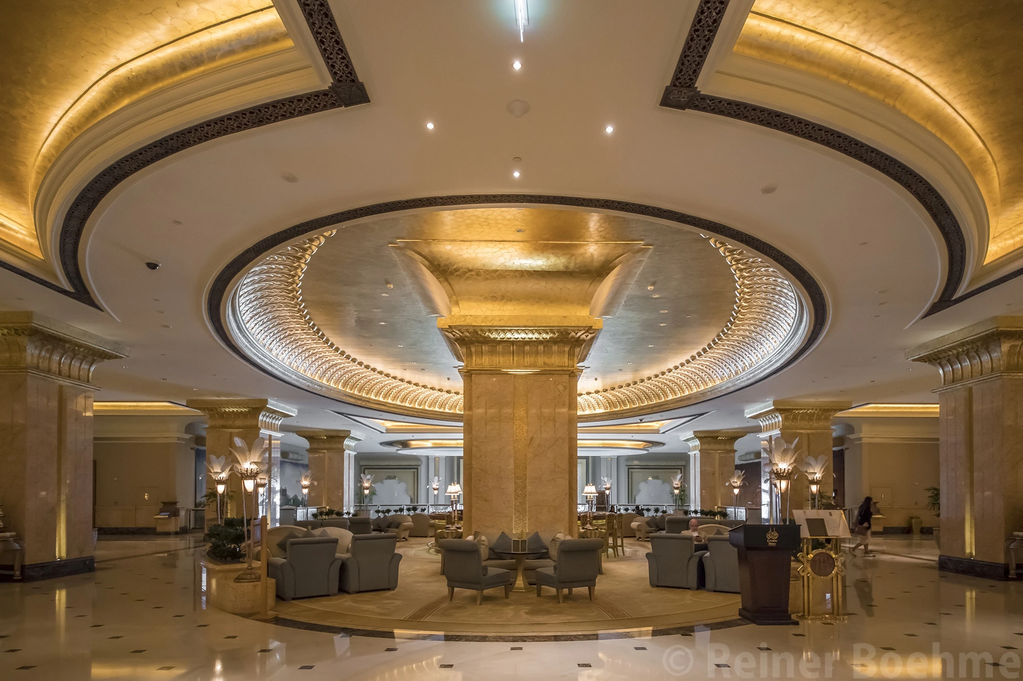 Emirates Palace Lobby, United Arab Emirates – photo by Reiner Boehme