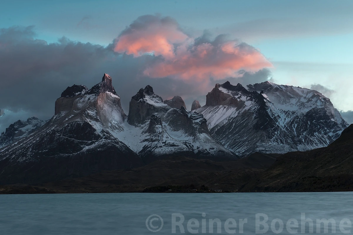 Los Cuernos = the horns, Patagonia – photo by Reiner Boehme