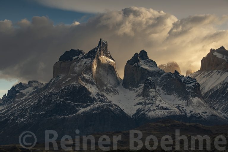Sunset on Los Cuernos