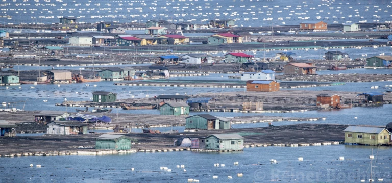 The village on water panorama