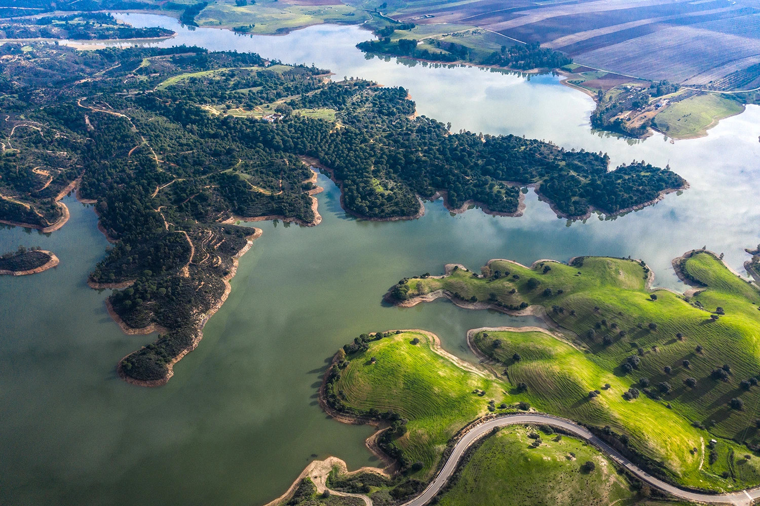 Lake on Calle Berrocal, Sevilla-Huelva-Rio Tinto – photo by Reiner Boehme