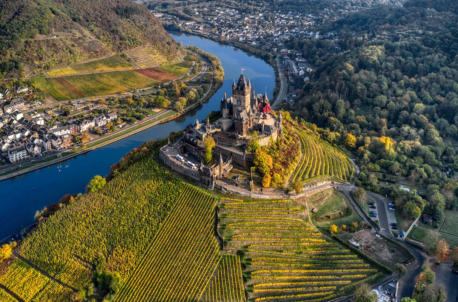 Reichsburg Cochem, Eiffel and rivers Ahr, Mosel – photo by Reiner Boehme