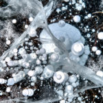 Frozen methane bubbles III