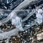 Frozen methane bubbles IV