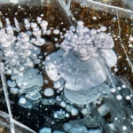 Frozen methane bubbles I