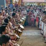 Shiva Temple festival musicians