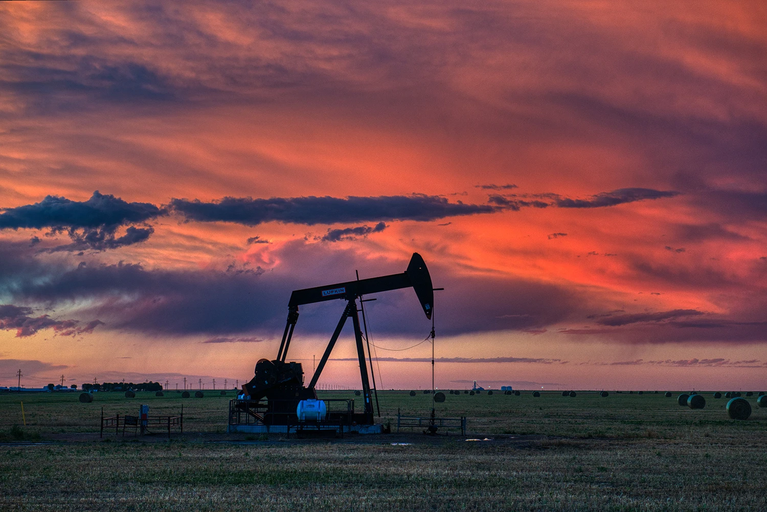 Sunset in Texas, Tornado alley 2019 – photo by Reiner Boehme
