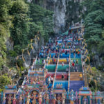Colored stairs, Batu caves