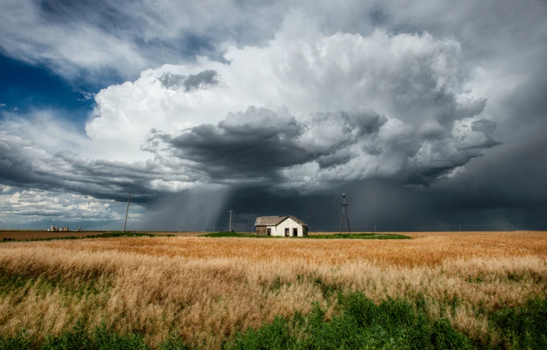 Massive stormclouds