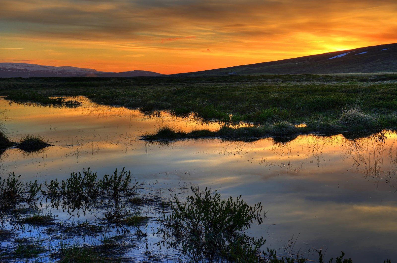 Sunset in iceland in winter – photo by Reiner Boehme