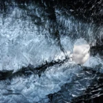 Inside the glacier